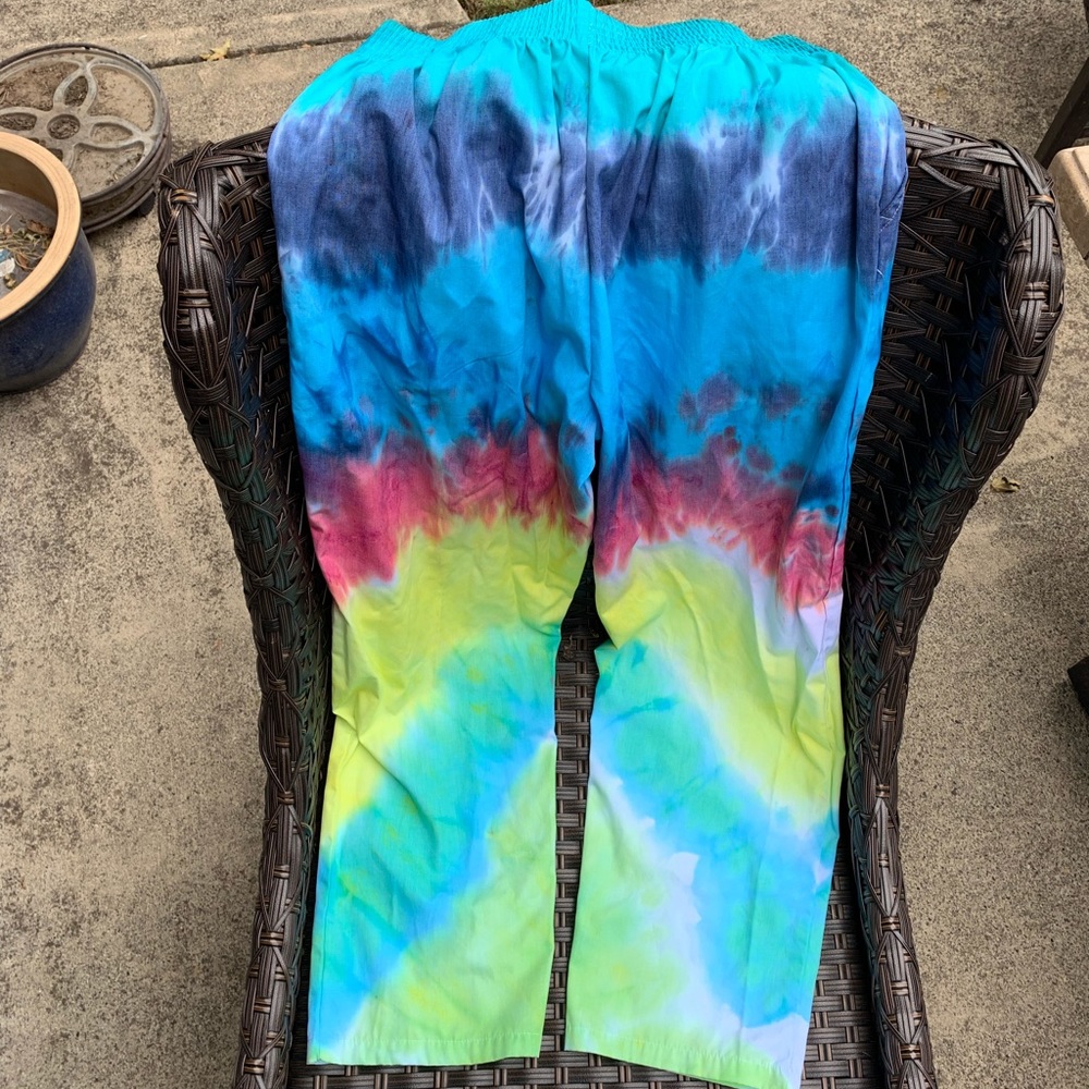 Tie dye scrubs